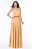 Romantic A-line Strapless Half Backless Chiffon Ribbon Plus Size Bridesmaid Dresses