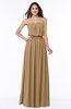 Romantic A-line Strapless Half Backless Chiffon Ribbon Plus Size Bridesmaid Dresses