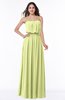 Romantic A-line Strapless Half Backless Chiffon Ribbon Plus Size Bridesmaid Dresses