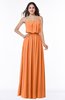 Romantic A-line Strapless Half Backless Chiffon Ribbon Plus Size Bridesmaid Dresses