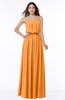 Romantic A-line Strapless Half Backless Chiffon Ribbon Plus Size Bridesmaid Dresses