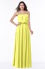 Romantic A-line Strapless Half Backless Chiffon Ribbon Plus Size Bridesmaid Dresses