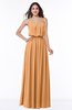 Romantic A-line Strapless Half Backless Chiffon Ribbon Plus Size Bridesmaid Dresses