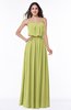 Romantic A-line Strapless Half Backless Chiffon Ribbon Plus Size Bridesmaid Dresses