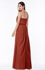 Romantic A-line Strapless Half Backless Chiffon Ribbon Plus Size Bridesmaid Dresses