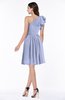 Casual A-line One Shoulder Sleeveless Half Backless Bow Bridesmaid Dresses