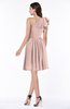 Casual A-line One Shoulder Sleeveless Half Backless Bow Bridesmaid Dresses