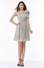 Casual A-line One Shoulder Sleeveless Half Backless Bow Bridesmaid Dresses