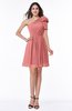 Casual A-line One Shoulder Sleeveless Half Backless Bow Bridesmaid Dresses