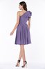 Casual A-line One Shoulder Sleeveless Half Backless Bow Bridesmaid Dresses