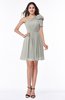 Casual A-line One Shoulder Sleeveless Half Backless Bow Bridesmaid Dresses