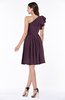 Casual A-line One Shoulder Sleeveless Half Backless Bow Bridesmaid Dresses