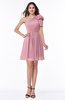 Casual A-line One Shoulder Sleeveless Half Backless Bow Bridesmaid Dresses
