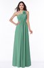 Informal Empire One Shoulder Sleeveless Chiffon Plus Size Bridesmaid Dresses