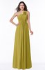 Informal Empire One Shoulder Sleeveless Chiffon Plus Size Bridesmaid Dresses
