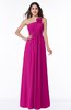 Informal Empire One Shoulder Sleeveless Chiffon Plus Size Bridesmaid Dresses