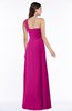 Informal Empire One Shoulder Sleeveless Chiffon Plus Size Bridesmaid Dresses