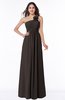 Informal Empire One Shoulder Sleeveless Chiffon Plus Size Bridesmaid Dresses