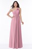 Informal Empire One Shoulder Sleeveless Chiffon Plus Size Bridesmaid Dresses