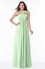 Informal Empire One Shoulder Sleeveless Chiffon Plus Size Bridesmaid Dresses