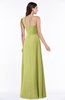 Informal Empire One Shoulder Sleeveless Chiffon Plus Size Bridesmaid Dresses