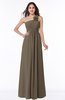 Informal Empire One Shoulder Sleeveless Chiffon Plus Size Bridesmaid Dresses