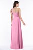 Informal Empire One Shoulder Sleeveless Chiffon Plus Size Bridesmaid Dresses