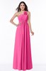 Informal Empire One Shoulder Sleeveless Chiffon Plus Size Bridesmaid Dresses