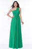 Informal Empire One Shoulder Sleeveless Chiffon Plus Size Bridesmaid Dresses