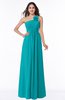 Informal Empire One Shoulder Sleeveless Chiffon Plus Size Bridesmaid Dresses