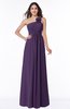 Informal Empire One Shoulder Sleeveless Chiffon Plus Size Bridesmaid Dresses