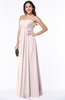 Cute A-line Sleeveless Zip up Pleated Plus Size Bridesmaid Dresses