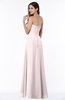 Cute A-line Sleeveless Zip up Pleated Plus Size Bridesmaid Dresses