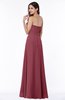 Cute A-line Sleeveless Zip up Pleated Plus Size Bridesmaid Dresses