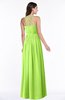Simple Spaghetti Sleeveless Chiffon Sash Plus Size Bridesmaid Dresses
