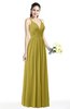 Simple Spaghetti Sleeveless Chiffon Sash Plus Size Bridesmaid Dresses