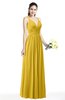 Simple Spaghetti Sleeveless Chiffon Sash Plus Size Bridesmaid Dresses
