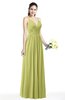 Simple Spaghetti Sleeveless Chiffon Sash Plus Size Bridesmaid Dresses