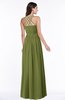 Simple Spaghetti Sleeveless Chiffon Sash Plus Size Bridesmaid Dresses