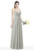Simple Spaghetti Sleeveless Chiffon Sash Plus Size Bridesmaid Dresses