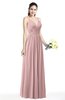 Simple Spaghetti Sleeveless Chiffon Sash Plus Size Bridesmaid Dresses