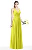 Simple Spaghetti Sleeveless Chiffon Sash Plus Size Bridesmaid Dresses