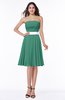 Sexy A-line Zipper Chiffon Knee Length Plus Size Bridesmaid Dresses