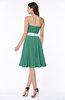 Sexy A-line Zipper Chiffon Knee Length Plus Size Bridesmaid Dresses