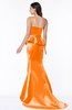Elegant Asymmetric Neckline Sleeveless Zip up Ribbon Plus Size Bridesmaid Dresses