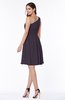 Elegant Asymmetric Neckline Sleeveless Half Backless Chiffon Mini Plus Size Bridesmaid Dresses