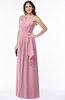 Gorgeous A-line Spaghetti Sleeveless Zipper Ruffles Plus Size Bridesmaid Dresses