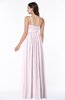 Modern A-line Spaghetti Zip up Floor Length Sash Plus Size Bridesmaid Dresses