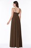 Modern A-line Spaghetti Zip up Floor Length Sash Plus Size Bridesmaid Dresses
