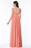 Modern A-line Spaghetti Zip up Floor Length Sash Plus Size Bridesmaid Dresses